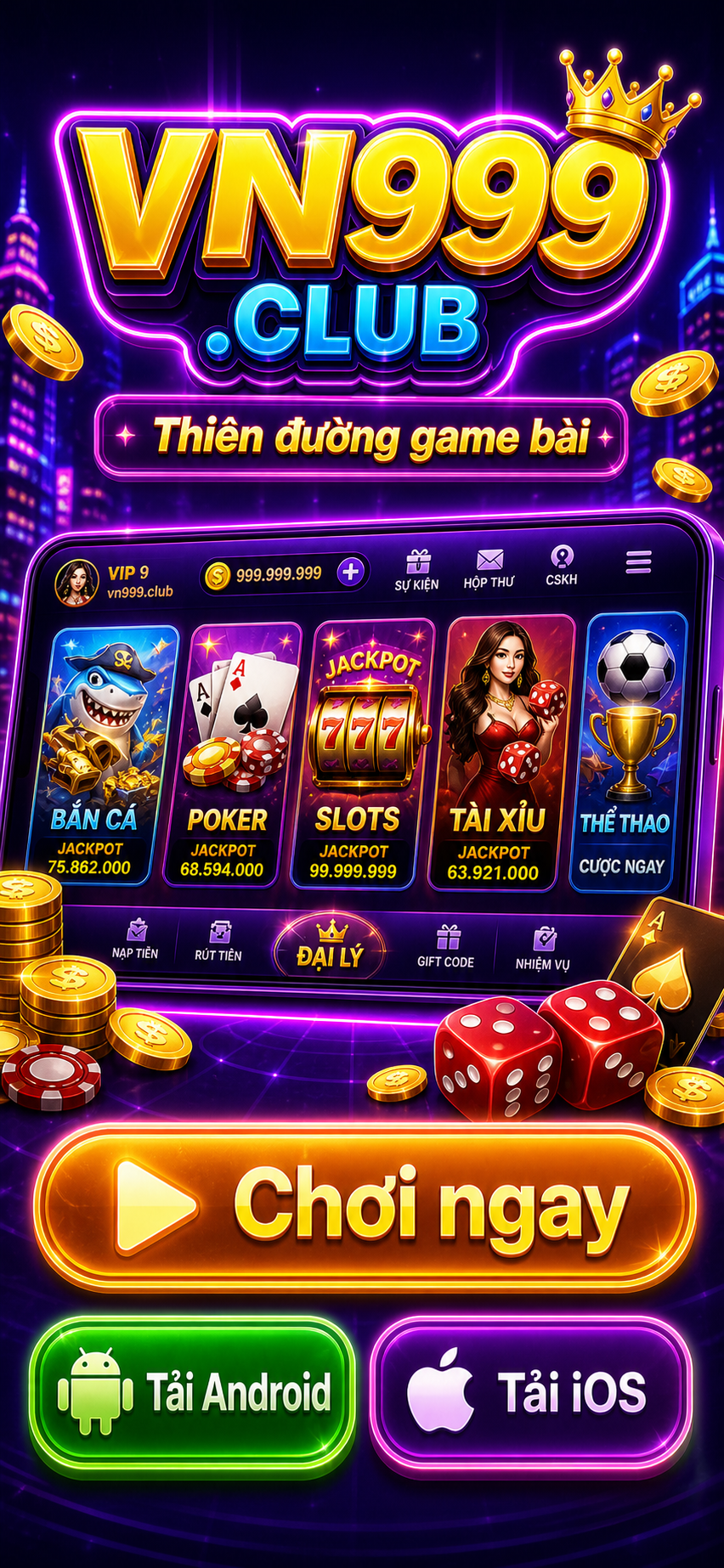 VN999.CLUB - Thiên đường game bài